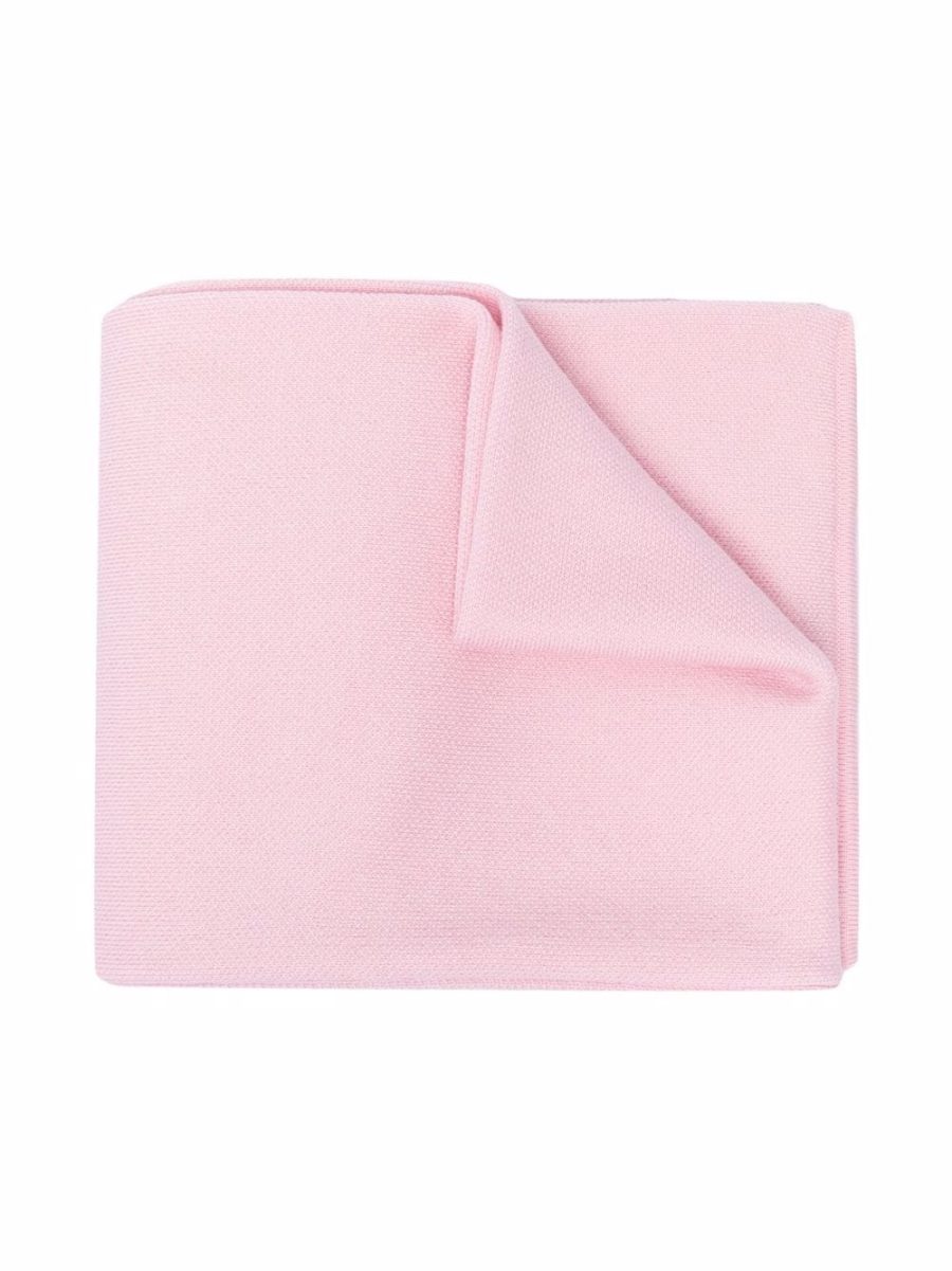 PALM ANGELS KIDS Bear-motif scarf Pink