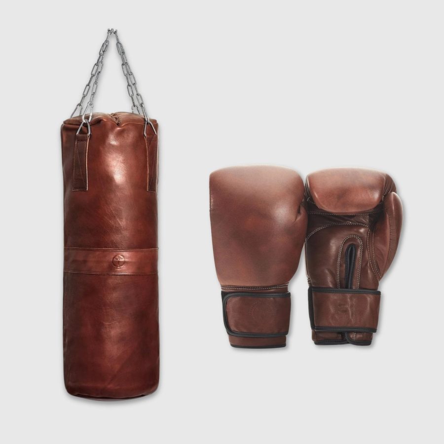 PRO Heritage Brown Leather Boxing Package (Strap Up)