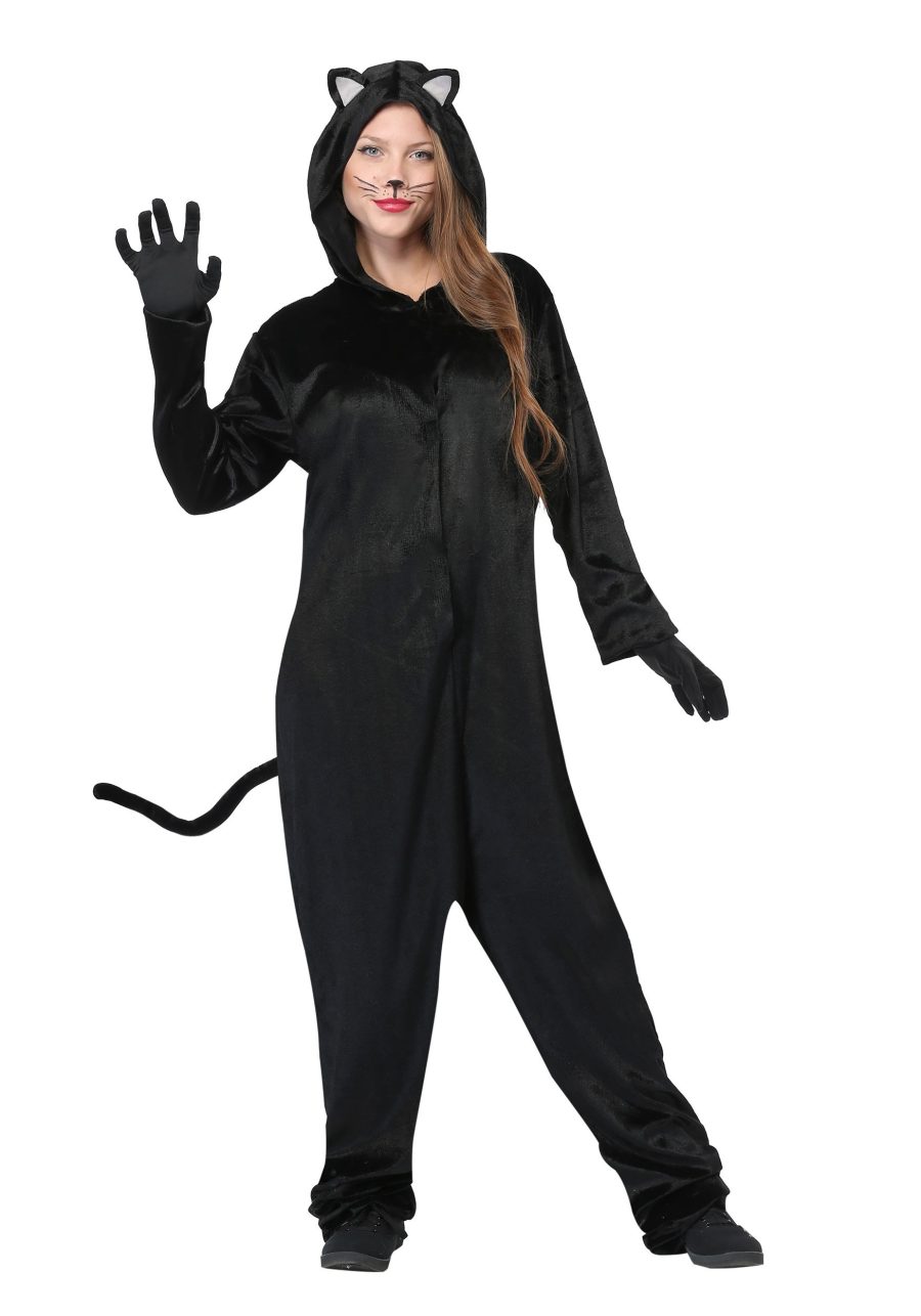 Plus Size Black Cat Adult Costume