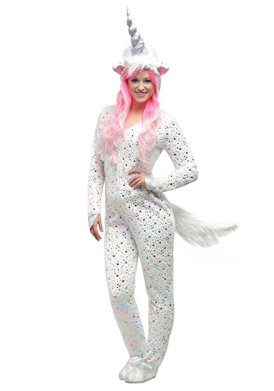 Plus Size Magical White Unicorn Women's Costume