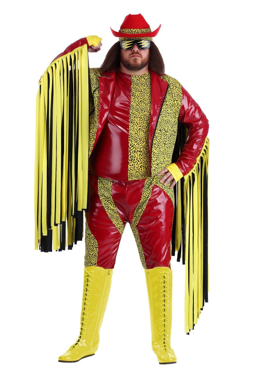 Plus Size Men's Macho Man Randy Savage Costume