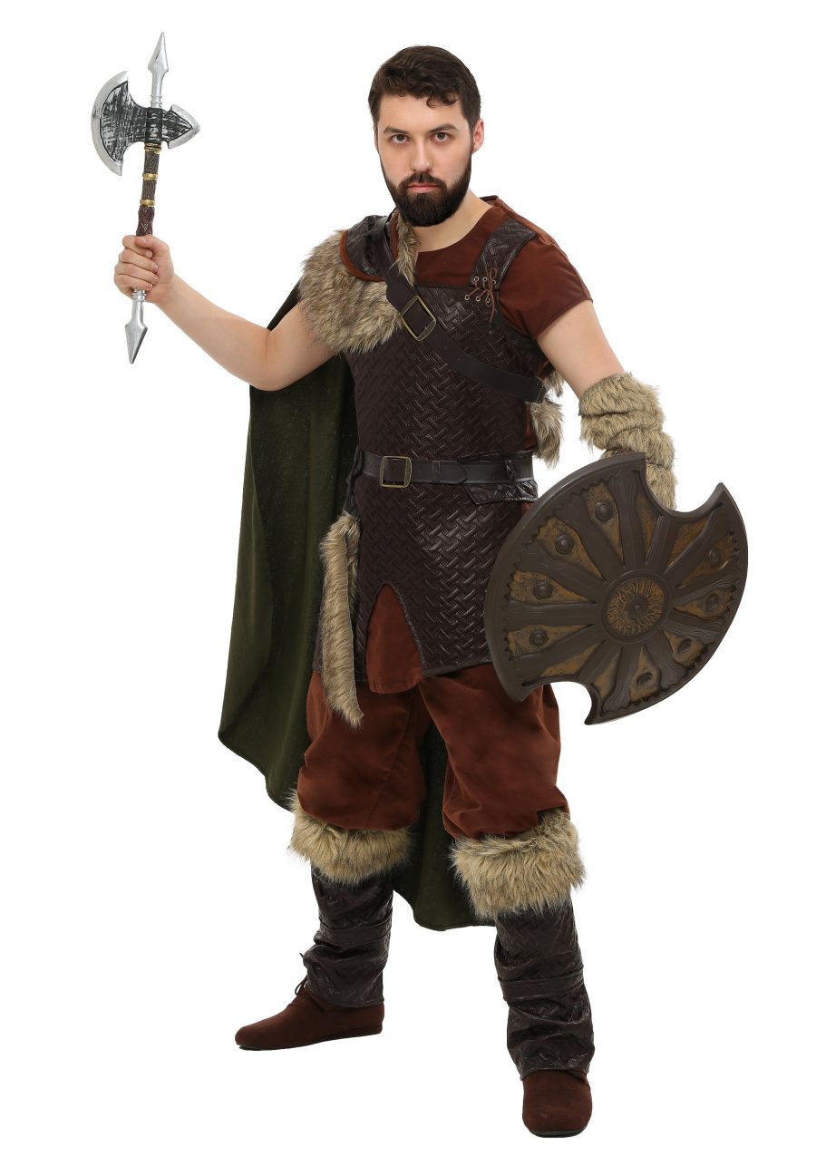 Plus Size Nordic Viking Men's Costume