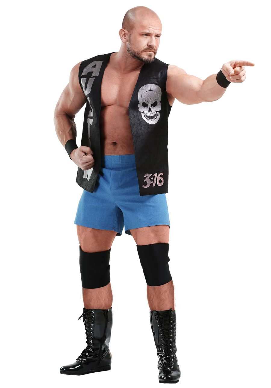 Plus Size WWE Adult Stone Cold Steve Austin Costume