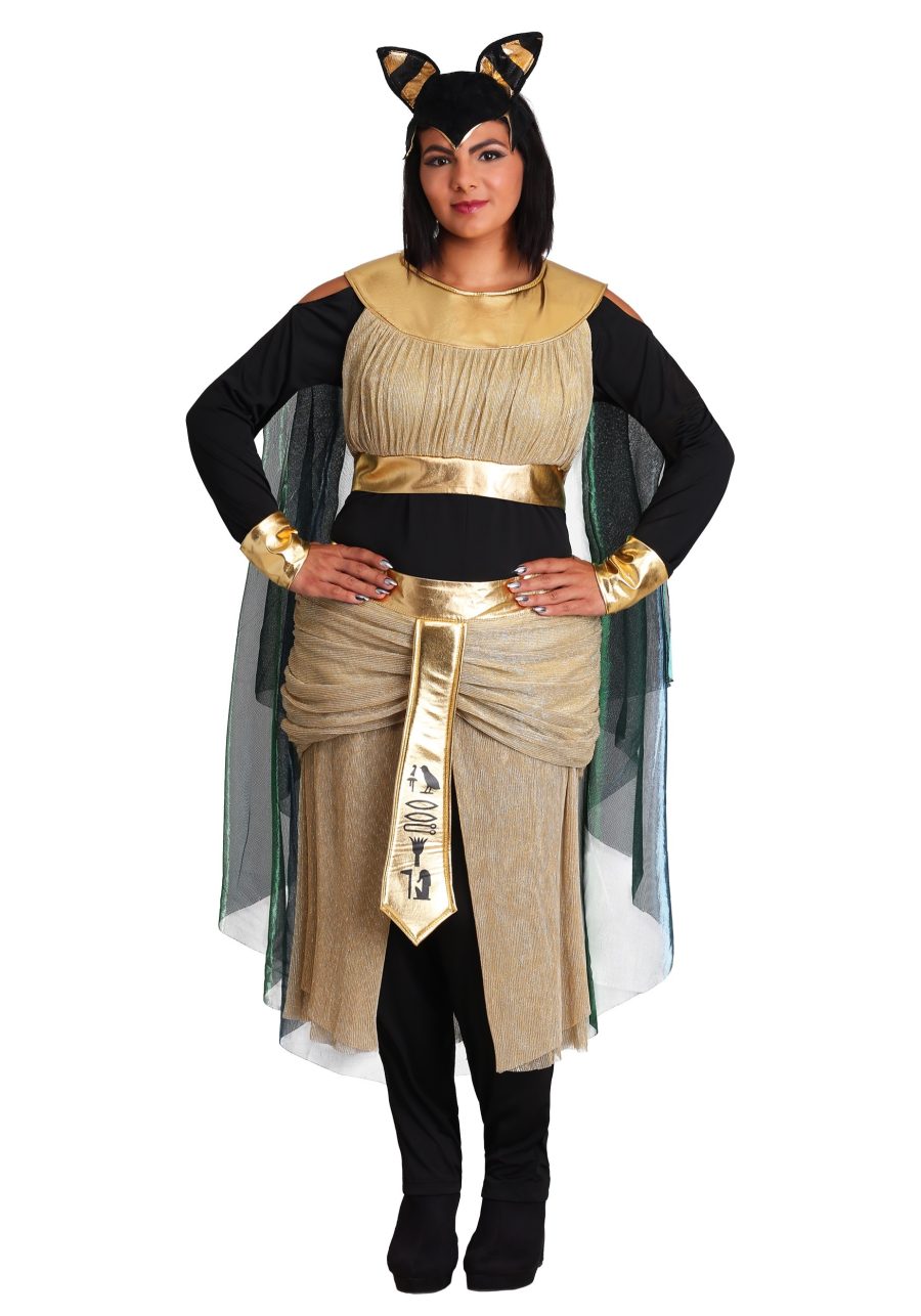 Plus Size Women's Bastet Egyptian Goddess Costume
