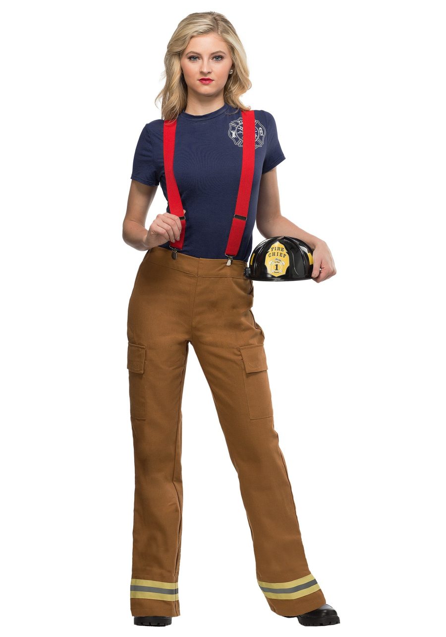Plus Size Women's Fire Captain Costume
