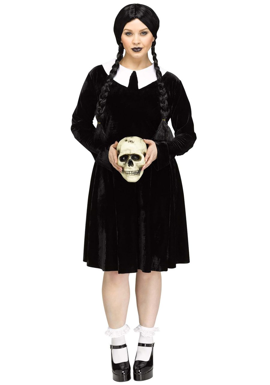 Plus Size Women's Gothic Girl Costume Dress