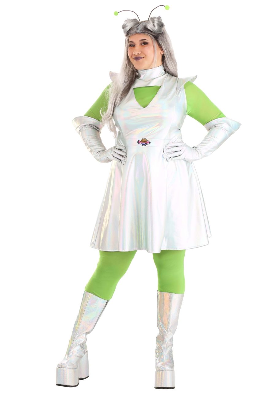 Plus Size Women's Outer Space Alien Costume