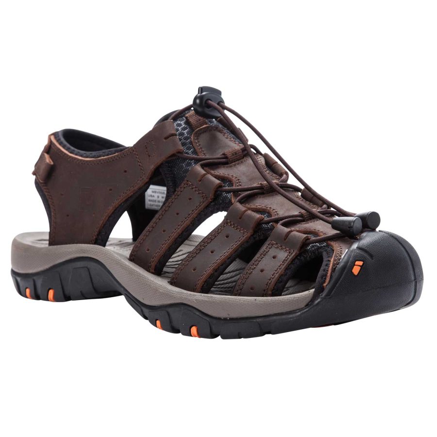 Propet Kona MSV002L Men's Sandal - Comfort Casual Sandal - Extra Depth for Orthotics - Extra Wide