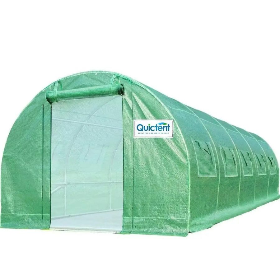 Quictent 25x10 Large Greenhouse, Heavy Duty, PE Cover