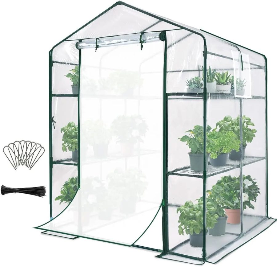 Quictent 56x56x77 Walk-in Greenhouse, T-type Tag, Indoor and Outdoor