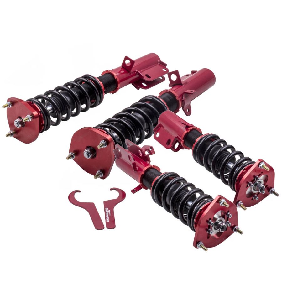 Racing Coilovers Lowering Kits compatible for Toyota Corolla 88-99 E90 E100 Adj. Height