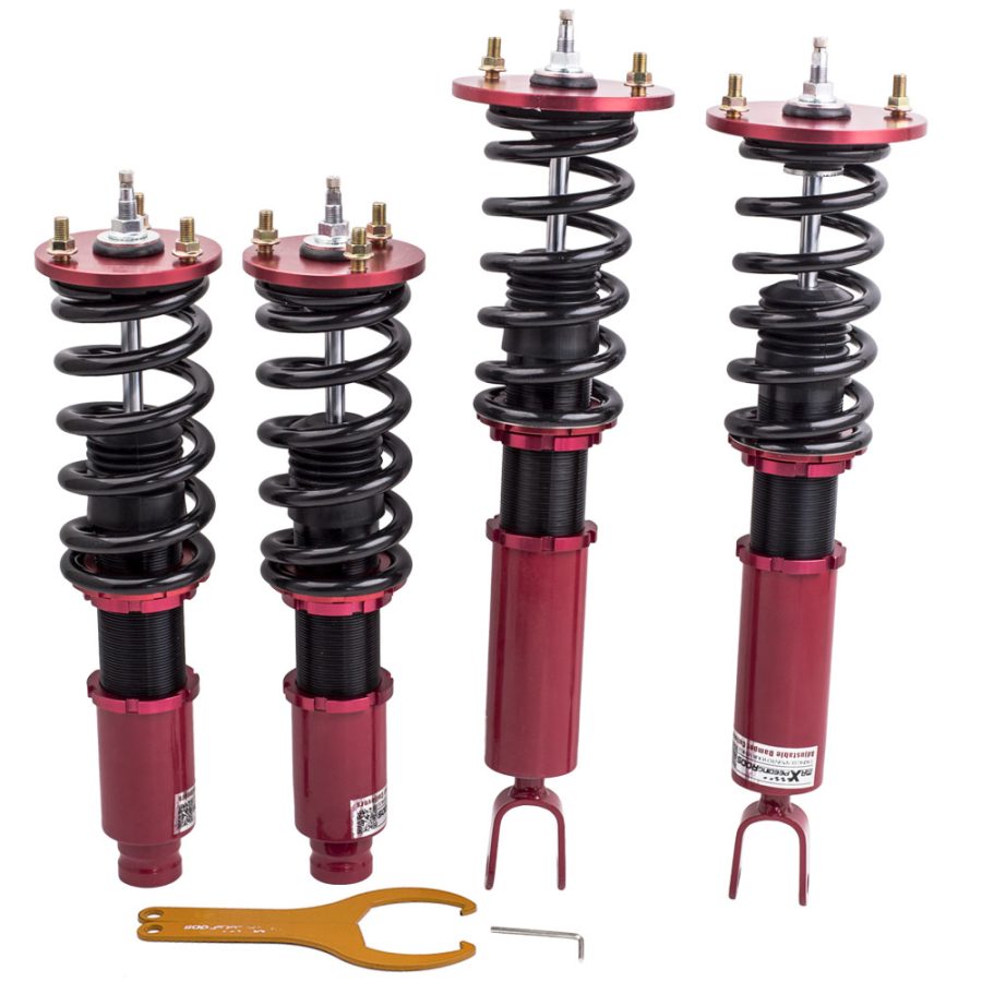 Racing Coilovers compatible for Honda Accord 90-97 compatible for Acura 97-99 CB CD 24 Ways Damper Shocks