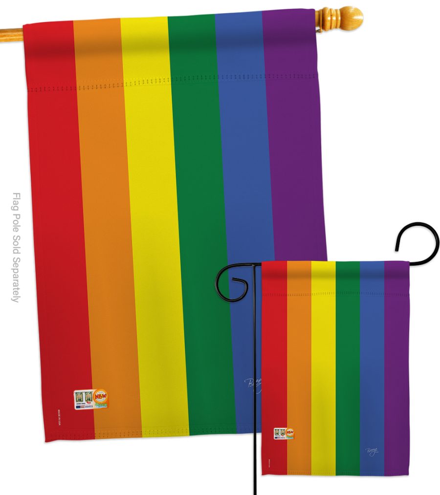 Rainbow - Impressions Decorative Flags Set S115100-BO