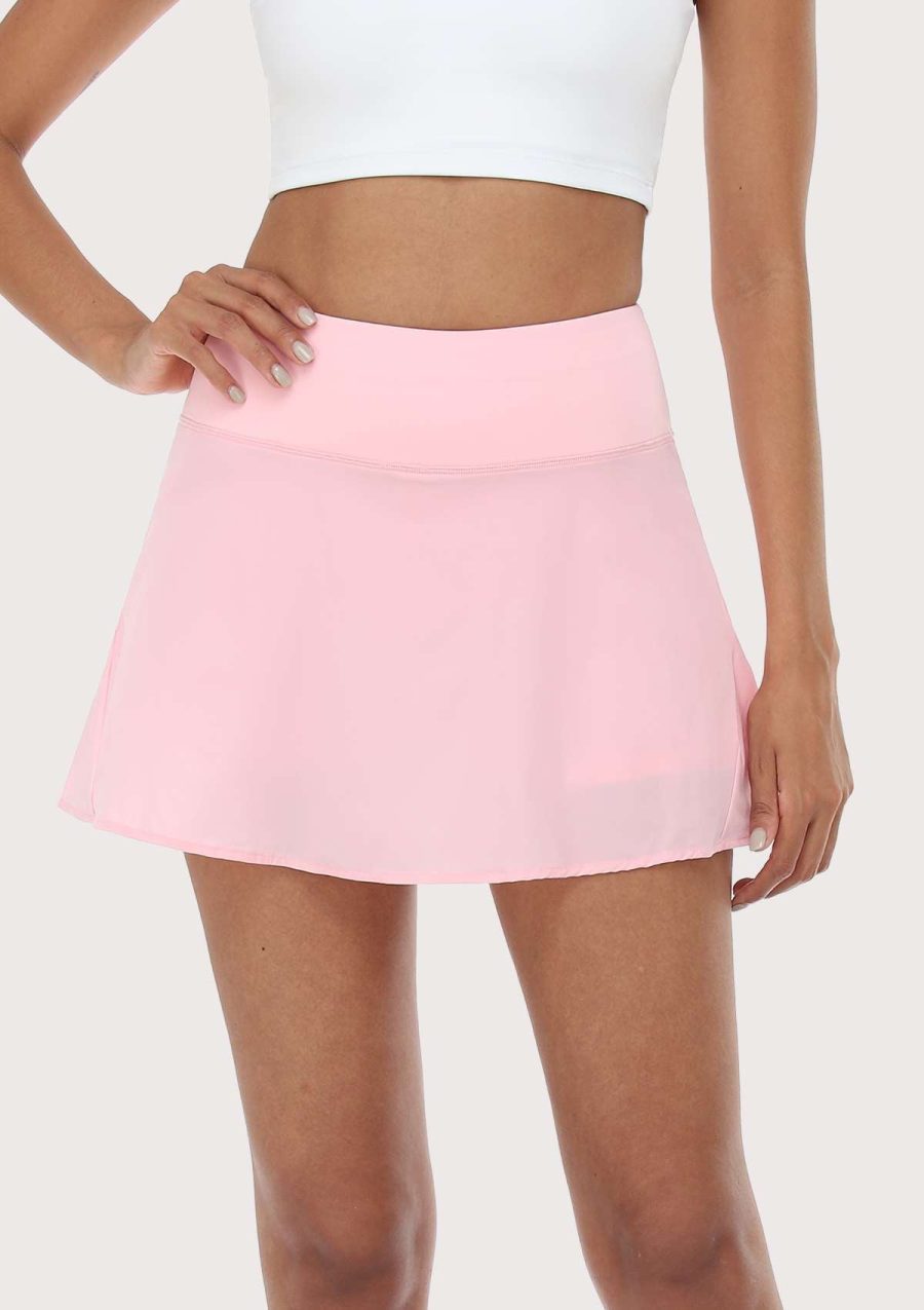 SONGFUL Speed and Free High Rise Sports Skirt - XS / Light Pink