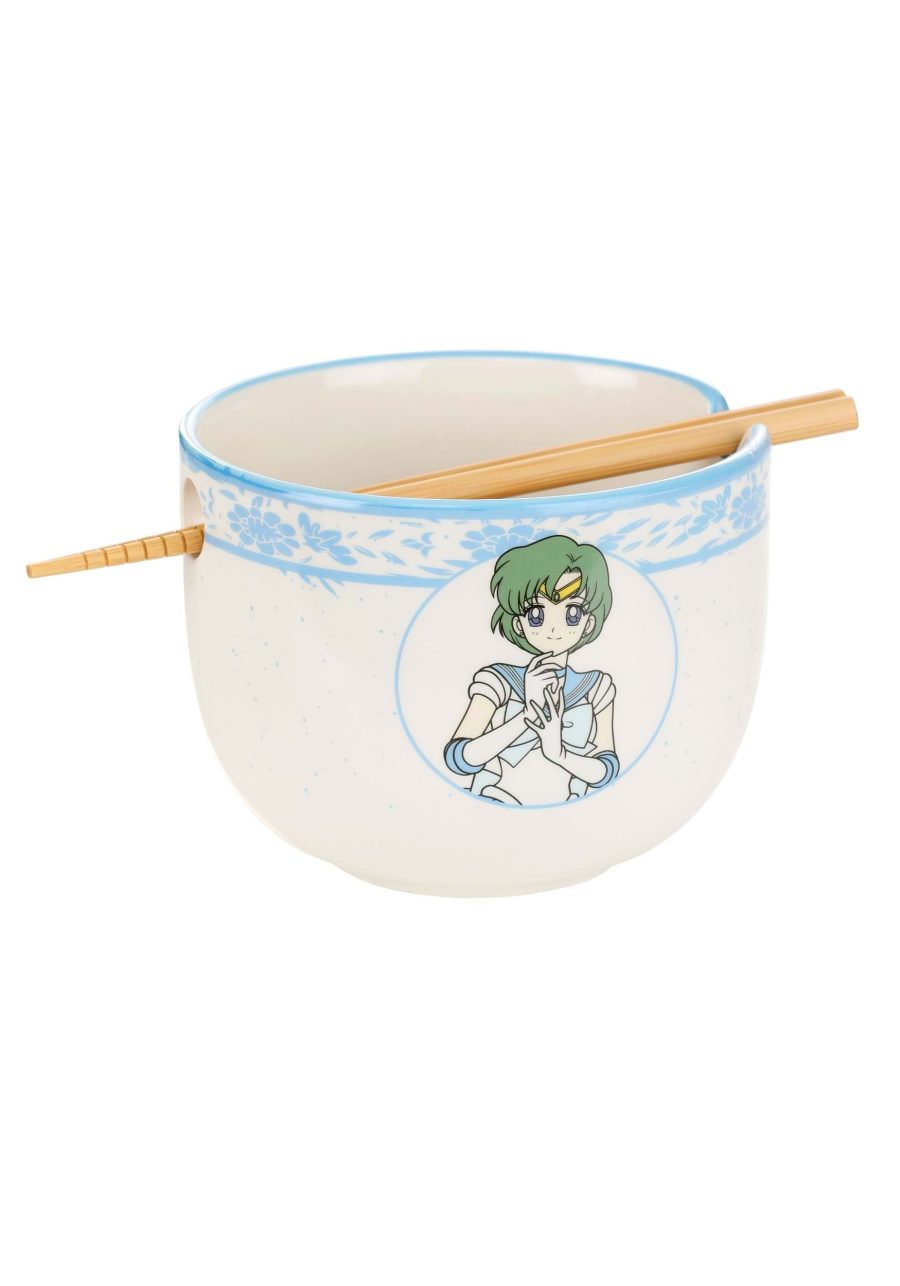 Sailor Mercury Noodle Bowl with Chopsticks