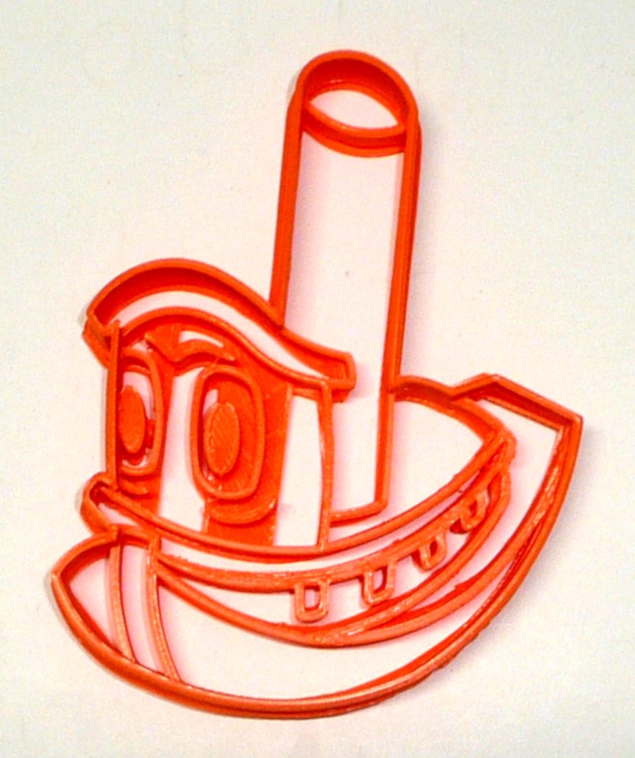 Scuffy The Tugboat Childrens Book Character Cookie Cutter Baking Tool USA PR3485