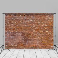 Shabby Brown Brick Wall Backdrop For Photography - Aperturee