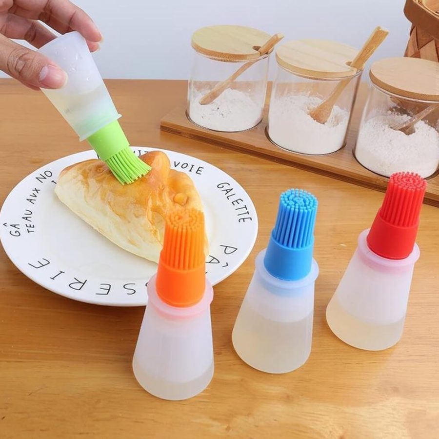 Silicone Cooking Oil Brush Bottle