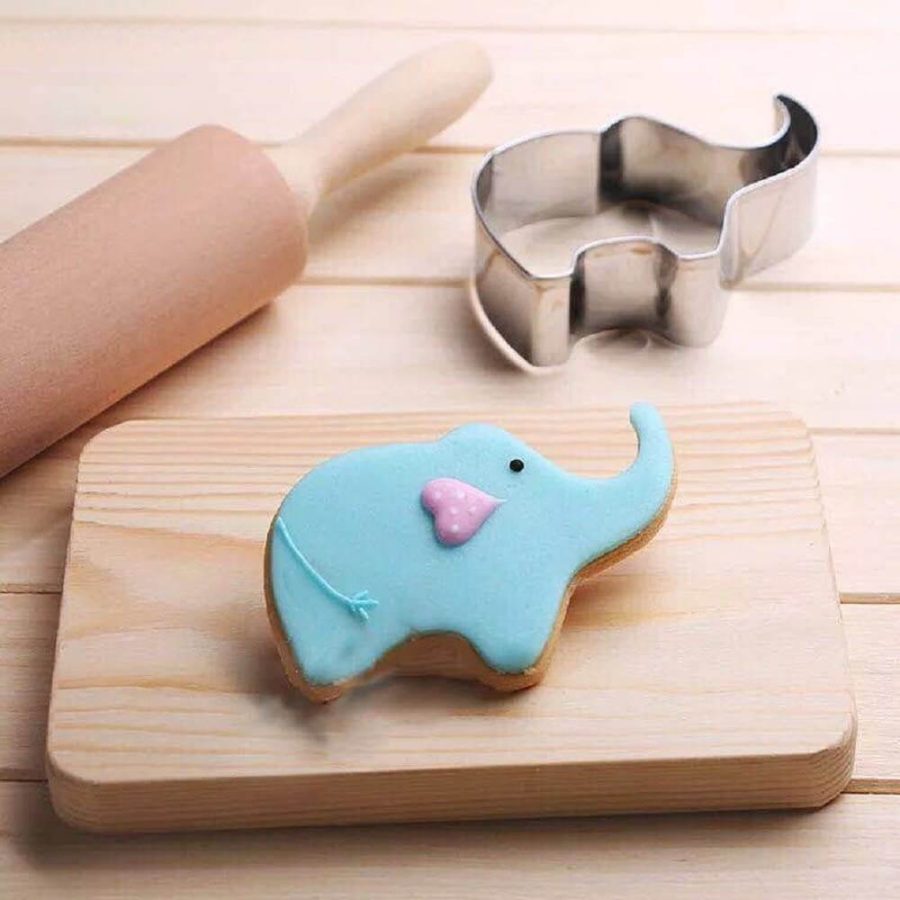 Stainless Steel Elephant Shaped Cookie Cutter