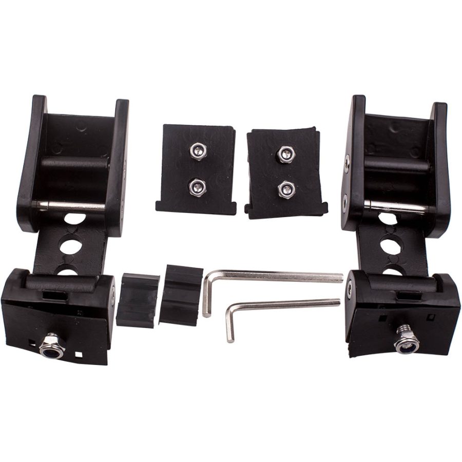 Stainless Steel Screw Hood Latch Locking Catch compatible for Jeep Wrangler JK JL Unlimited