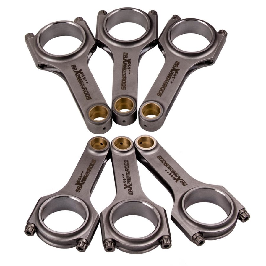 Steel Engine Connecting Rods Conrods compatible for Nissan FJ20 21mm pin
