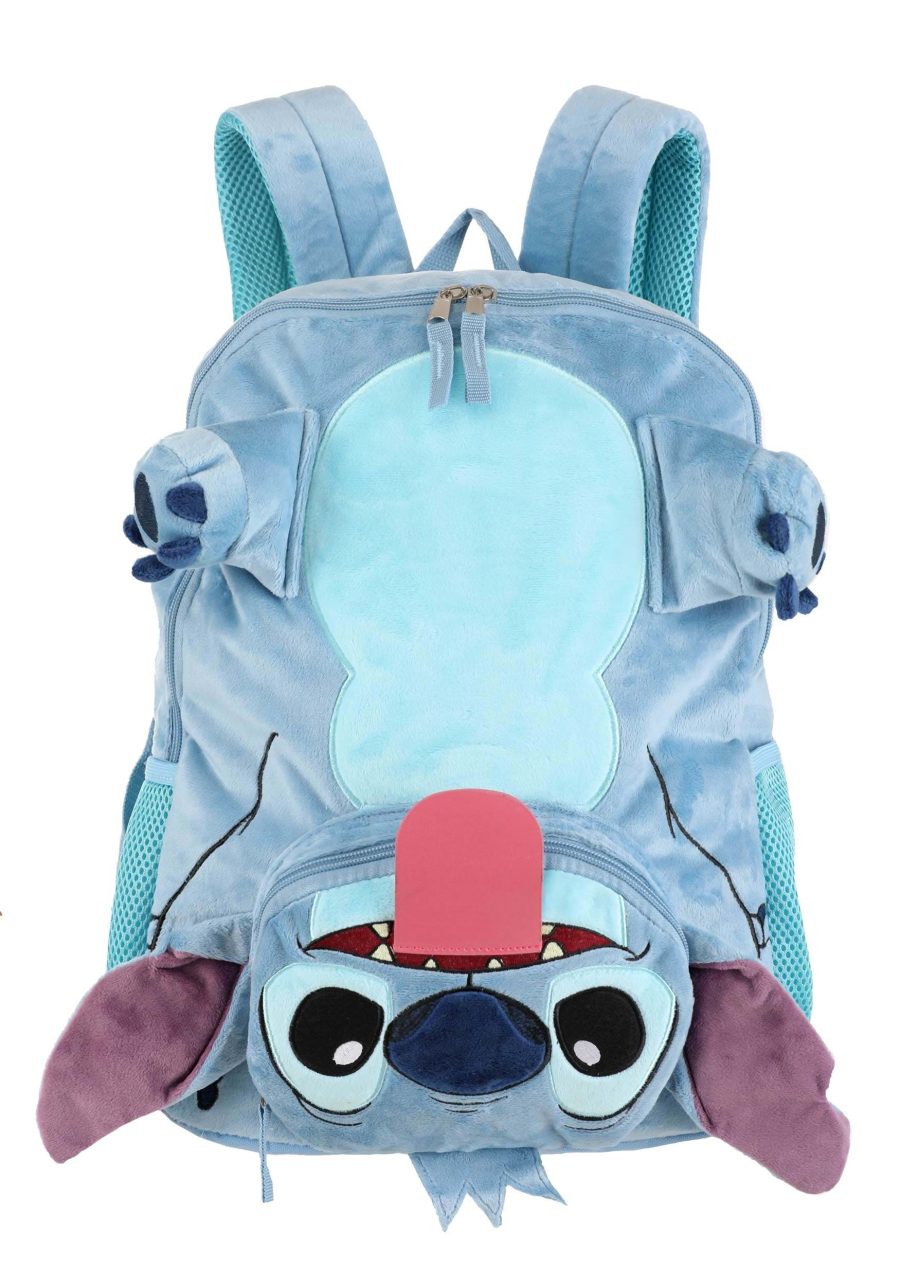 Stitch 16 Handstand Plush Backpack
