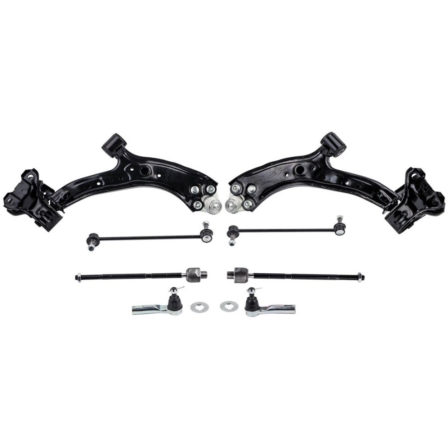 Suspension Kit Tie Rod End Control Arm W/Ball Joint Sway Bar compatible for Honda CR-V 2007