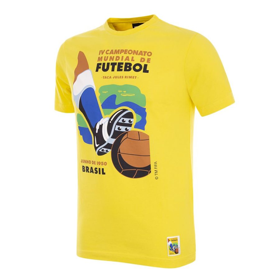 T-shirt Copa Football Brazil World Championship 1950
