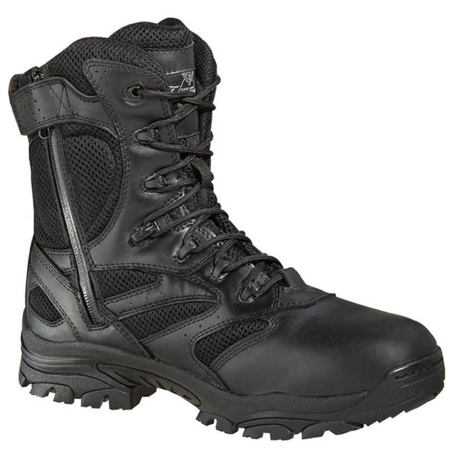 Thorogood - 834-6219 - Men's 8" Deuce Side-Zip Waterproof Uniform Work Boot - Medium - X-Wide