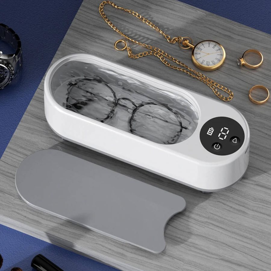 Ultrasonic Rechargeable Cleaning Machine for Jewelry, Glasses, Watches