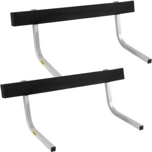 VEVOR Boat Trailer Guide-ons, 2PCS Rustproof Steel Trailer Guide ons, Trailer Guides with Carpet-Padded Boards, Mounting Parts Included, for Ski Boat, Fishing Boat or Sailboat Trailer