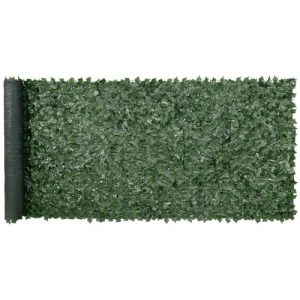 VEVOR Ivy Privacy Fence, 59 x 158in Artificial Green Wall Screen, Greenery Ivy Fence w/ Mesh Cloth Backing and Strengthened Joint, Faux Hedges Vine Leaf Decoration for Outdoor Garden, Yard, Balcony