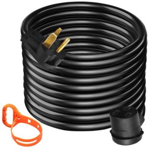 VEVOR Welder Extension Cord 30Amp 25ft 250V, Welding Power Cord with NEMA 6-50 Plug 10 Gauge 3 Prong for MIG,Lincoln,Plasma,Miller,TIG