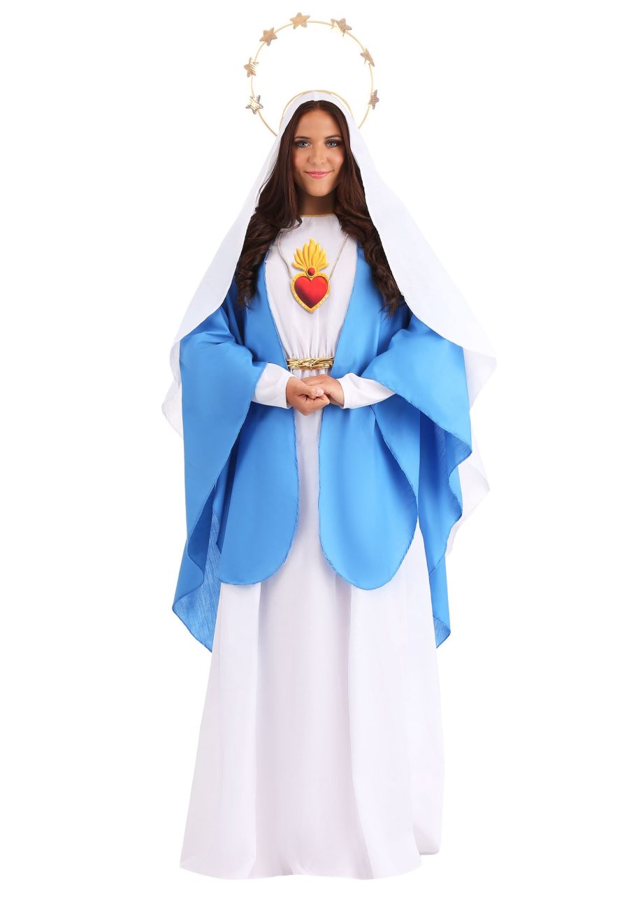Women's Nativity Mary Costume Dress