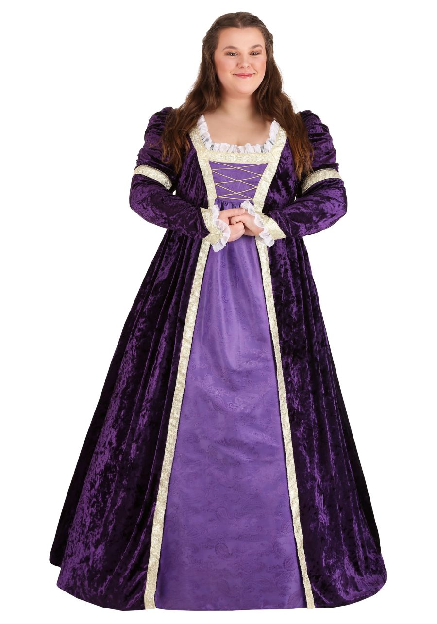 Women's Regal Royal Maiden Plus Size Costume
