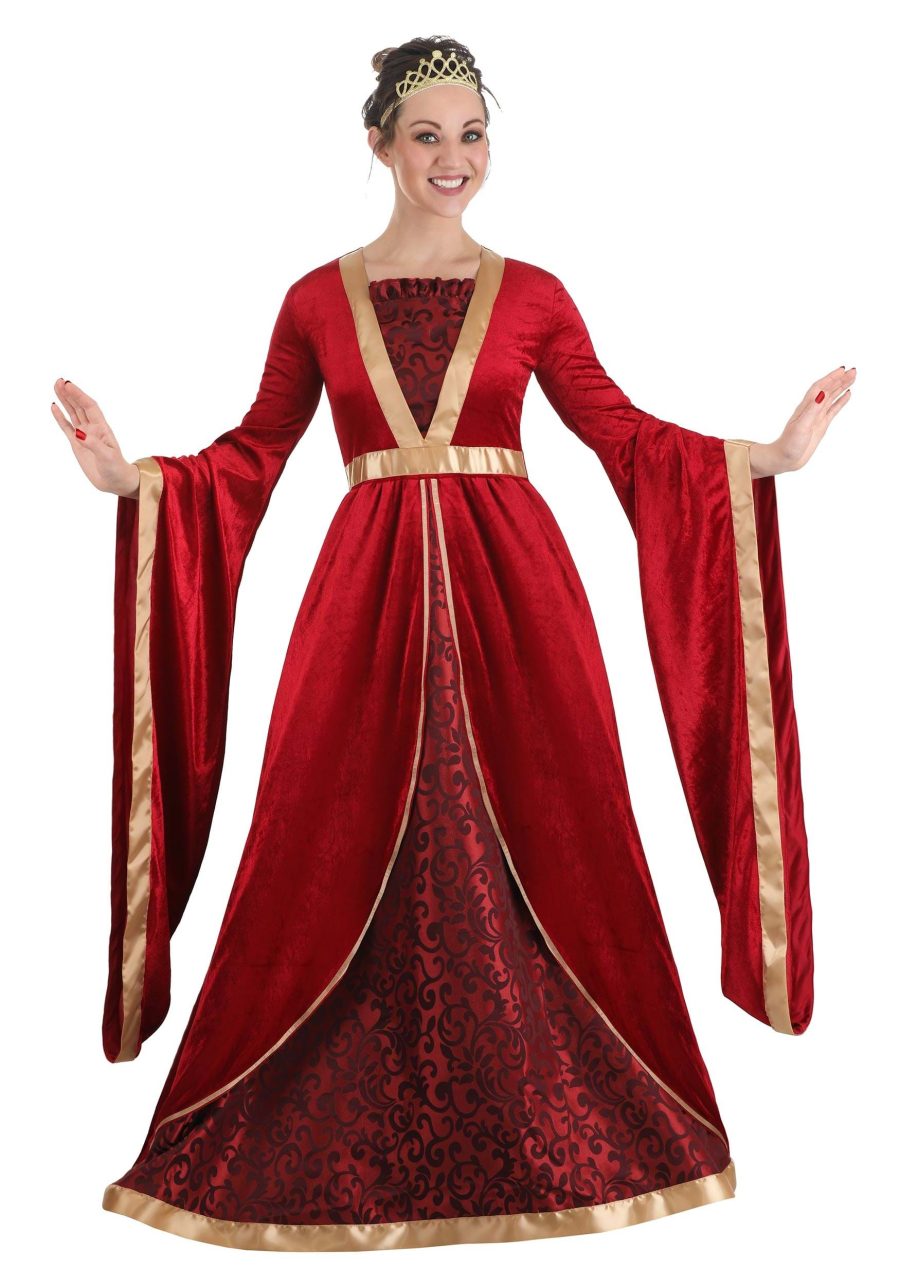 Women's Renaissance Maiden Costume Dress