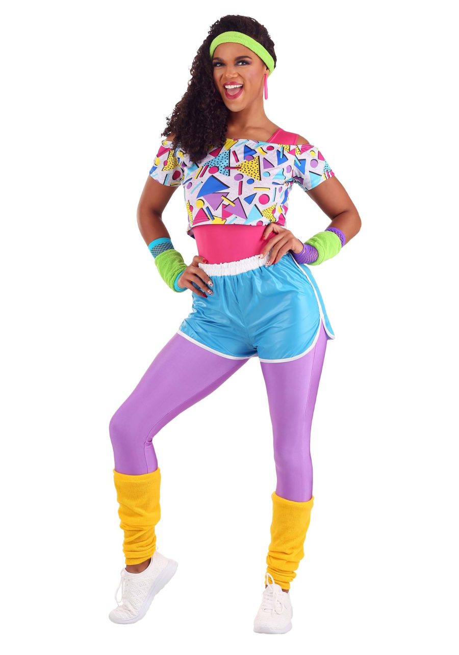 Women's Work It Out 80s Costume