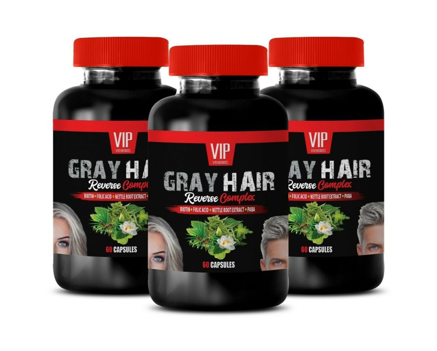 grey hair nutrition - GRAY HAIR REVERSE - tyrosine b vitamins 3B