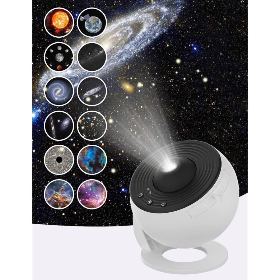 12 In 1 Planetarium Galaxy Star Projector For Bedroom Decor, 360 Rotating Nebula