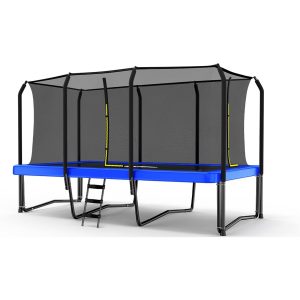 2024 Zupapa Rectangular Trampoline Outdoor Square Trampoline - 8X14FT