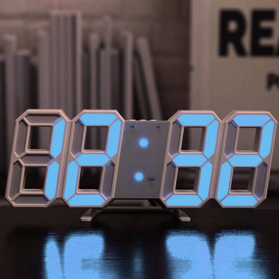 3D LED Digital Clock Limited Edition