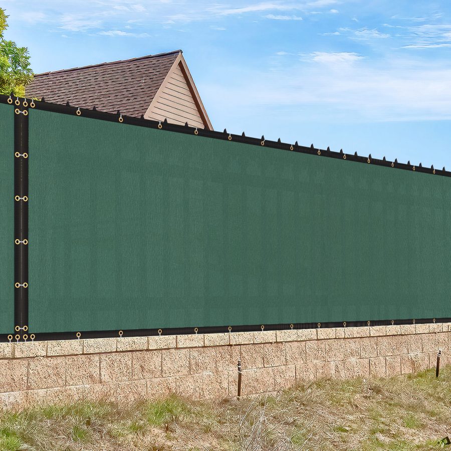 650Ft Privacy Fence Screen Shade Cover Mesh Patio Garden Windscreen Outdoor