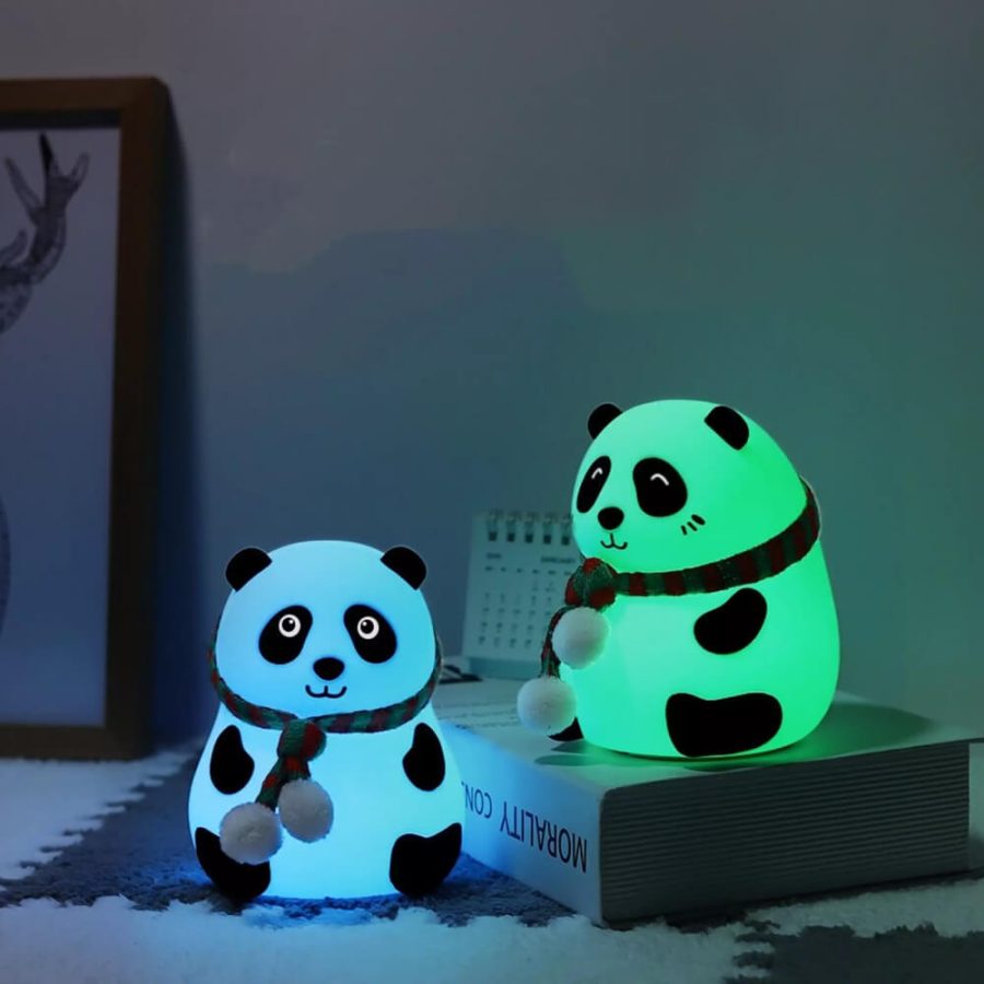 7 Color Baby Panda Night Light