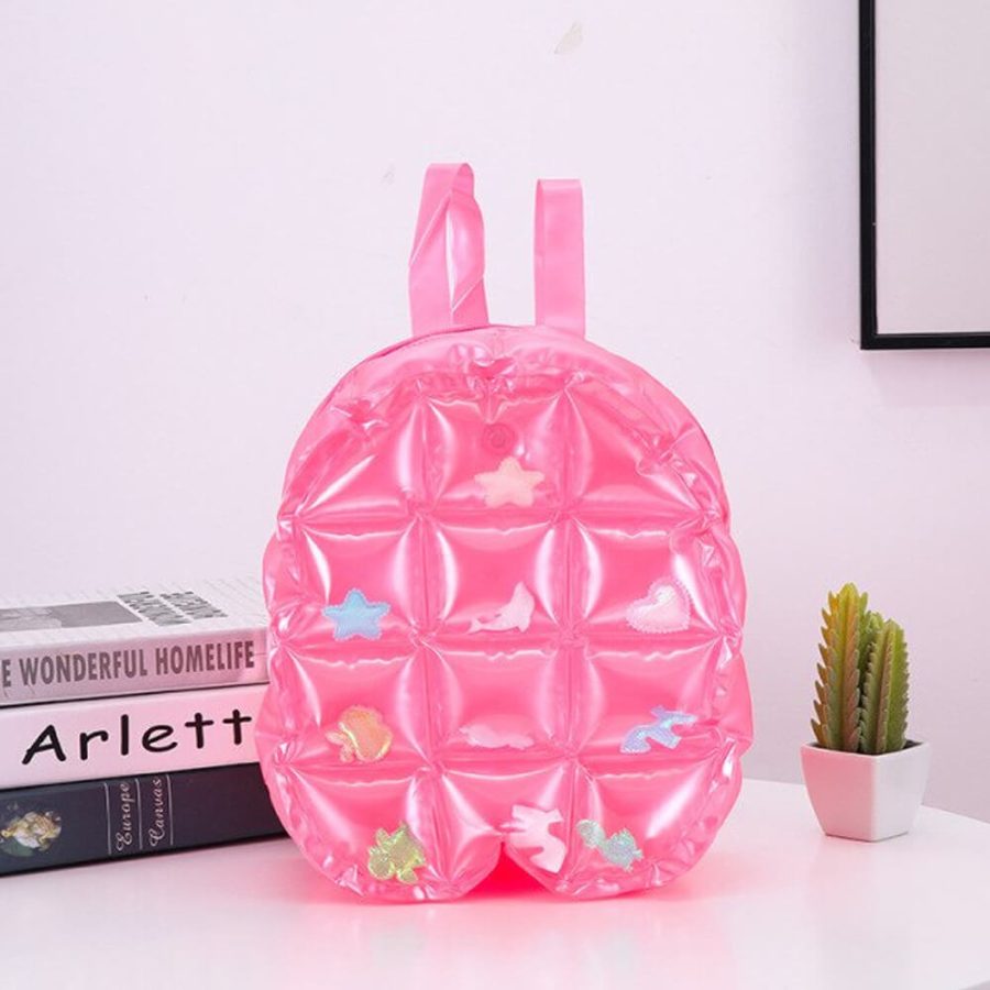 90s Style Inflatable Bubble Blow Up Backpack