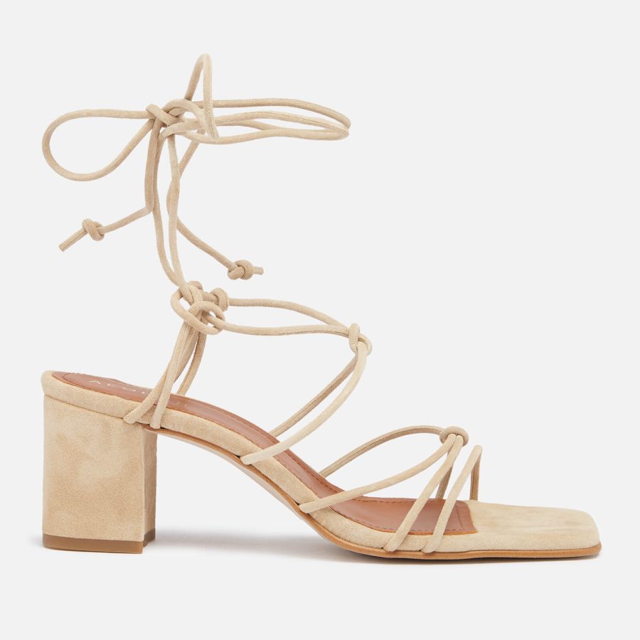 ALOHAS Women's Paloma Block Heeled Sandals - Sand - UK 3.5