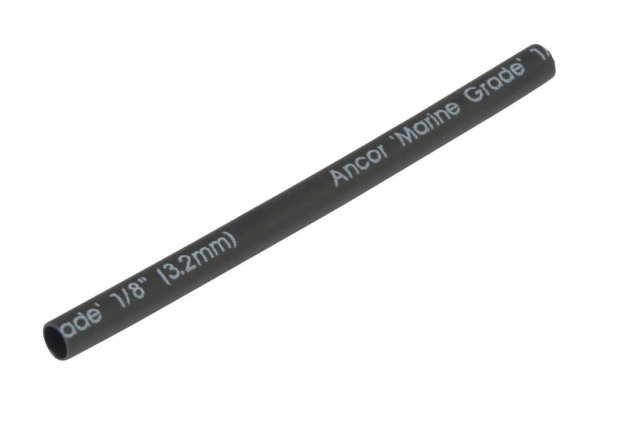 ANCOR 301103 ADHESIVE LINED HEAT SHRINK TUBING (ALT) - 1/8 INCH X 3 INCH - 3-PACK - BLACK
