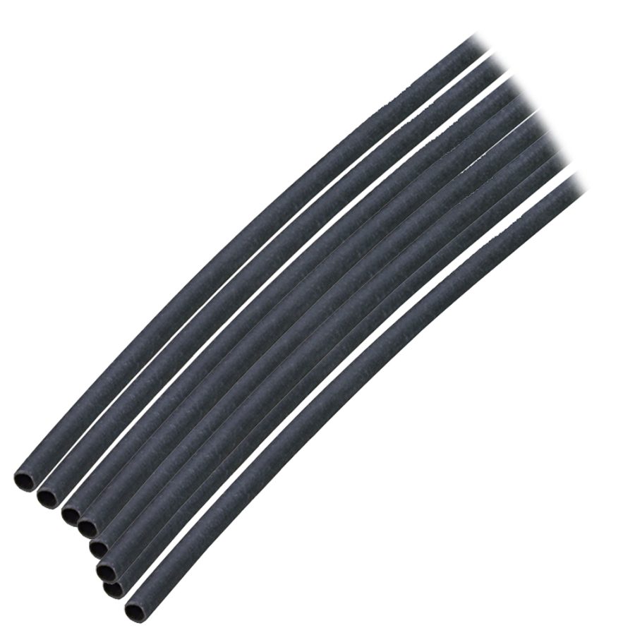 ANCOR 301124 ADHESIVE LINED HEAT SHRINK TUBING (ALT) - 1/8 INCH X 12 INCH - 10-PACK - BLACK