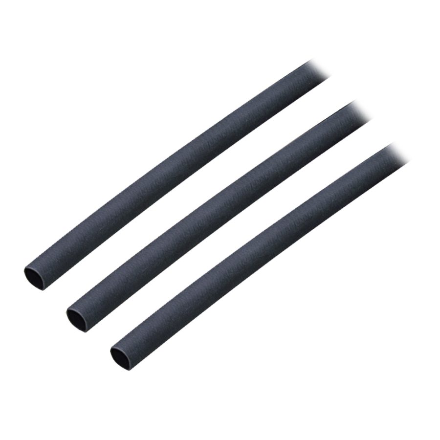 ANCOR 302103 ADHESIVE LINED HEAT SHRINK TUBING (ALT) - 3/16 INCH X 3 INCH - 3-PACK - BLACK