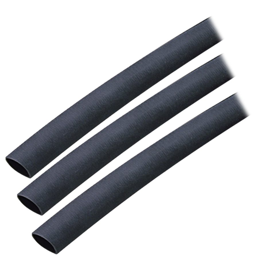 ANCOR 304103 ADHESIVE LINED HEAT SHRINK TUBING (ALT) - 3/8 INCH X 3 INCH - 3-PACK - BLACK