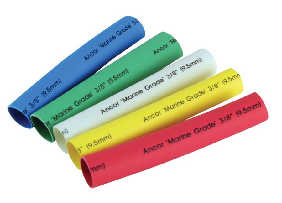 ANCOR 304503 Heat Shrink Tube 3/8 INCH x 3 INCH Assorted Colors